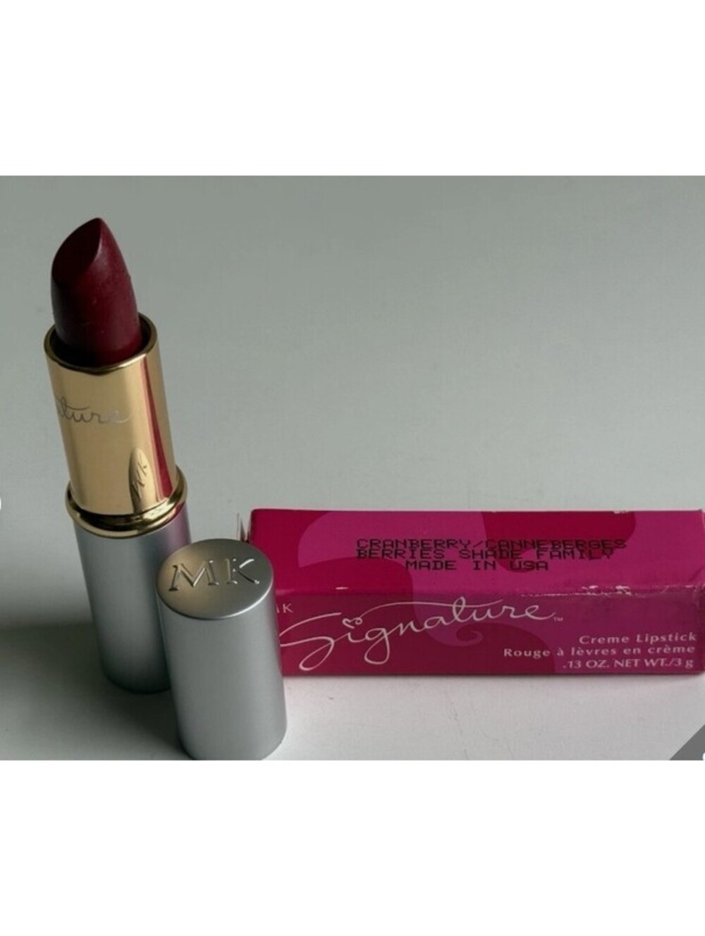 New Mary Kay Signature Creme Lipstick - Cranberry - NIB Full Size